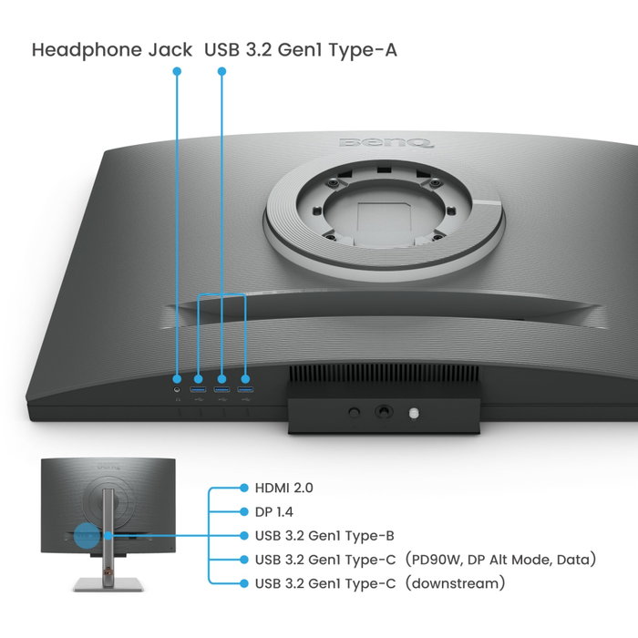 BenQ RD280U Moniteur Gaming 28'' 4K Ultra HD Noir