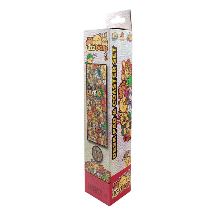 Fuzzballs set sous-mains revêtu & sous-verre Fuzzballs set sous-mains revêtu & sous-verre
