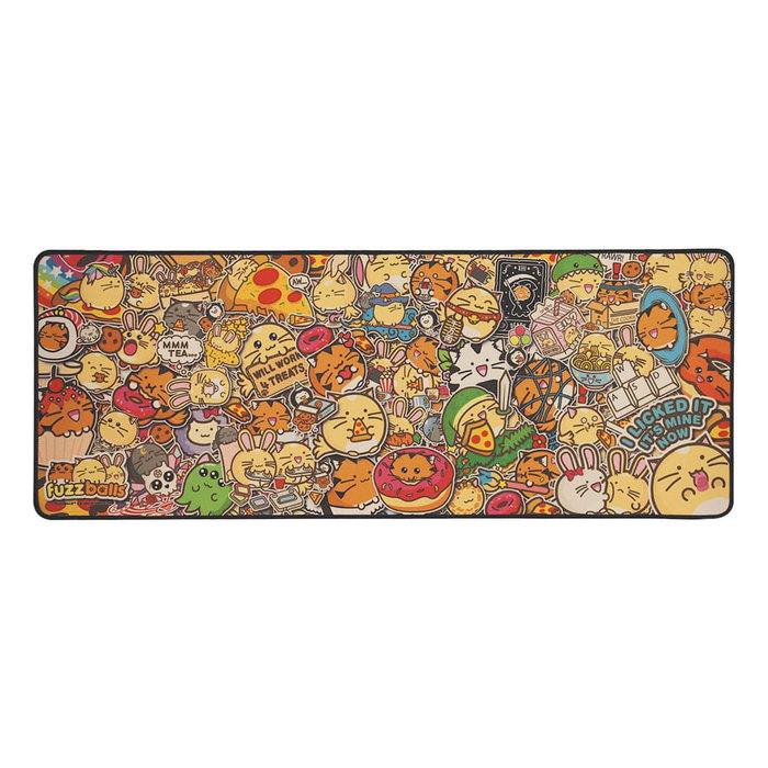 Fuzzballs set sous-mains revêtu & sous-verre Fuzzballs set sous-mains revêtu & sous-verre
