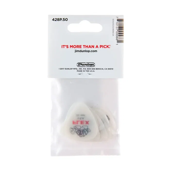 DUNLOP Púas Dunlop Tortex Flex Standard 0,50 mm (pack de 12) DUNLOP Púas Dunlop Tortex Flex Standard 0,50 mm (pack de 12)