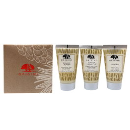 Origins - Coffret Cadeau Soins du Corps Gingembre (Lait Douche Nourrissant 30 ml + Lotion Mains Nourrissante 30 ml + Crème Corps Soufflée Nourrissante 30 ml)