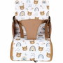 Tineo Rehausseur nomade Camel / Oursons 30 x 28 x 13 cm