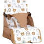 Tineo Rehausseur nomade Camel / Oursons 30 x 28 x 13 cm