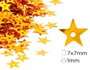Innspiro Pot de paillettes en aluminium étoiles dorées 5mm 30g