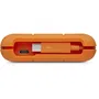 LaCie Disque dur externe portable Rugged USB-C STFR5000800 5 To USB 3.2 Gen 1 Résistant aux chocs Gris/Jaune