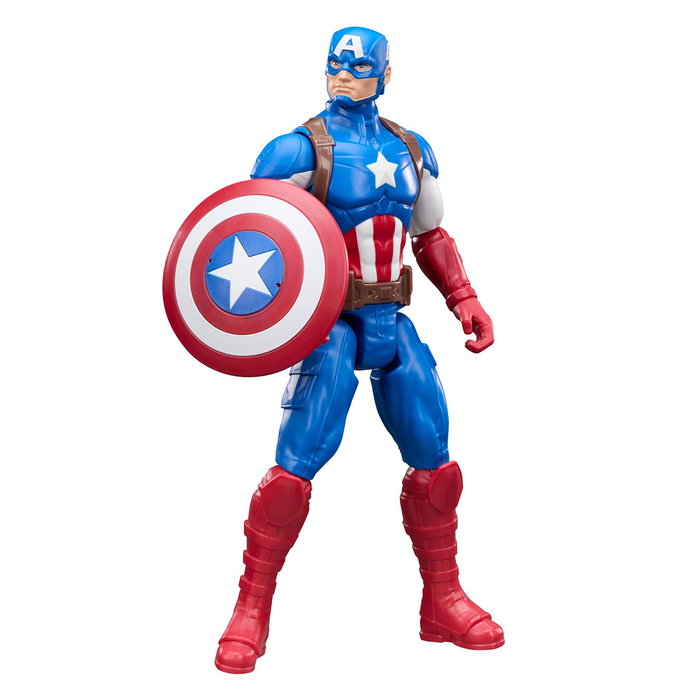Hasbro Avengers Marvel Titan - Figure d'action Capitaine America classique en matériau haute densité - 29 cm - Réf. G2771