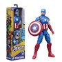 Hasbro Marvel Avengers - Figurine Captain America Titan Series 30 cm avec 11 points d'articulation - Jouet super-héros dès 4 ans