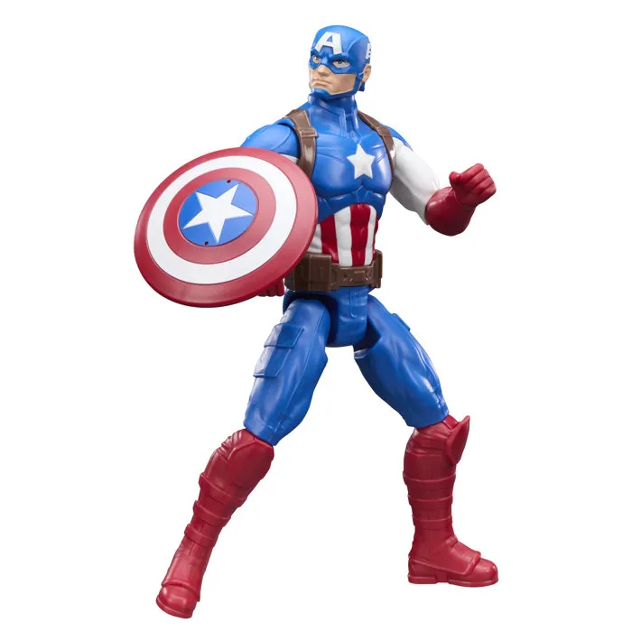 Hasbro Marvel Avengers - Figurine Captain America Titan Series 30 cm avec 11 points d'articulation - Jouet super-héros dès 4 ans Hasbro Marvel Avengers - Figurine Captain America Titan Series 30 cm avec 11 points d'articulation - Jouet super-héros dès 4 ans