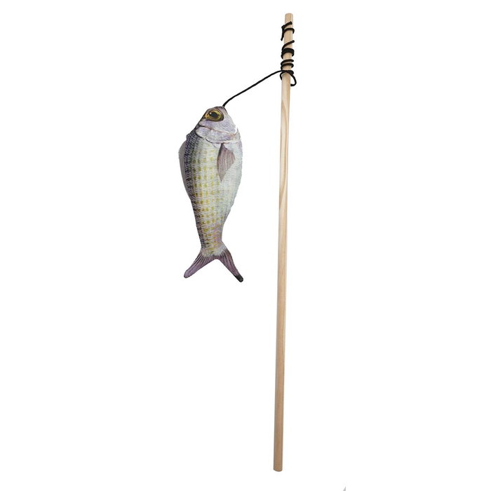 Aime Canne à pêche poisson Stick bois et poisson 15cm Aime Canne à pêche poisson Stick bois et poisson 15cm