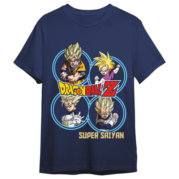 TOEI ANIMATION - T-shirt Dragon Ball Z Super Saiyans en coton 165 g pour adulte - Taille XL TOEI ANIMATION - T-shirt Dragon Ball Z Super Saiyans en coton 165 g pour adulte - Taille XL