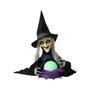 BigBuy Home Décoration d'Halloween Sorcière Animée avec Lumière et Son