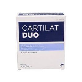 Novatech Cartilat Duo 28 sticks – Complément alimentaire articulations Glucosamine Chondroïtine