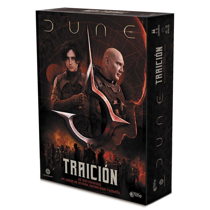 Asmodee Jeu de société Dune Traición PEGI 14 - Dédaction sociale, 4-8 joueurs, 2-3h - Version espagnole Asmodee Jeu de société Dune Traición PEGI 14 - Dédaction sociale, 4-8 joueurs, 2-3h - Version espagnole
