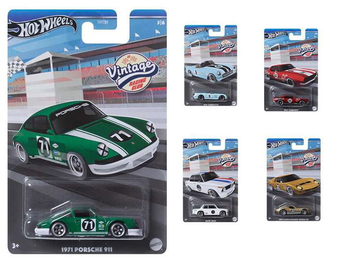 Mattel Hot Wheels Metal Pro Vintage Échelle 1:64 - Modèles surtés