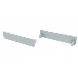 Bouchon de Fin de Profil Type SOLIS - Plastique - Gris