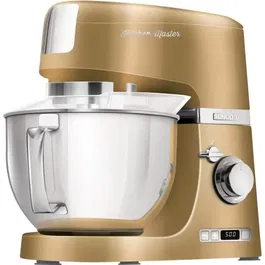 Sencor STM 7877CH - Robot pâtissier - Moteur 1000 W, 8 vitesses, bol inox 4,5 L, éclairage LED - Pour pétrir, fouetter, mélanger - Accessoires amovibles