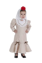 Déguisement pour Bébés Chulapa Beige (2 Pièces)