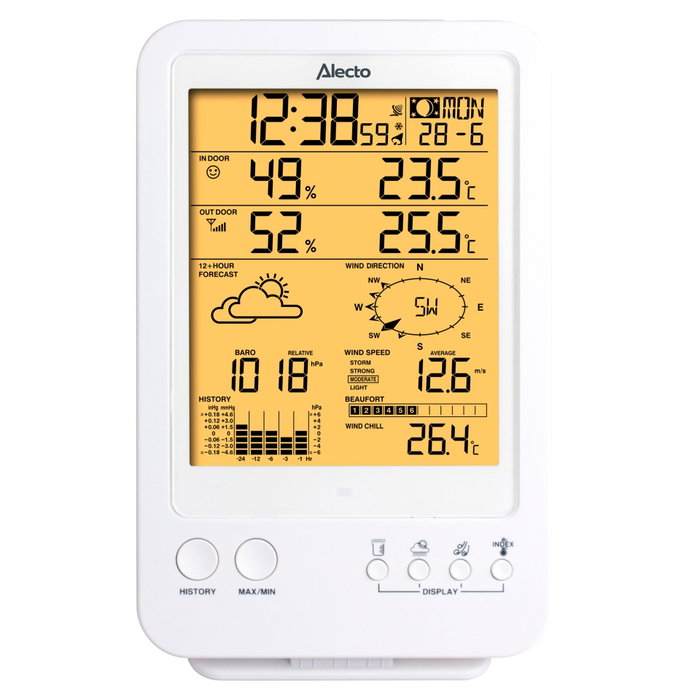 Alecto WS-4800 Station météo professionnelle avec capteur sans fil