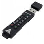 Apricorn Aegis Secure Key 3z - Clé USB sécurisée 64 Go avec chiffrement matériel AES 256-bit, clavier numérique et certification FIPS 140-2 Niveau 3 - USB 3.1