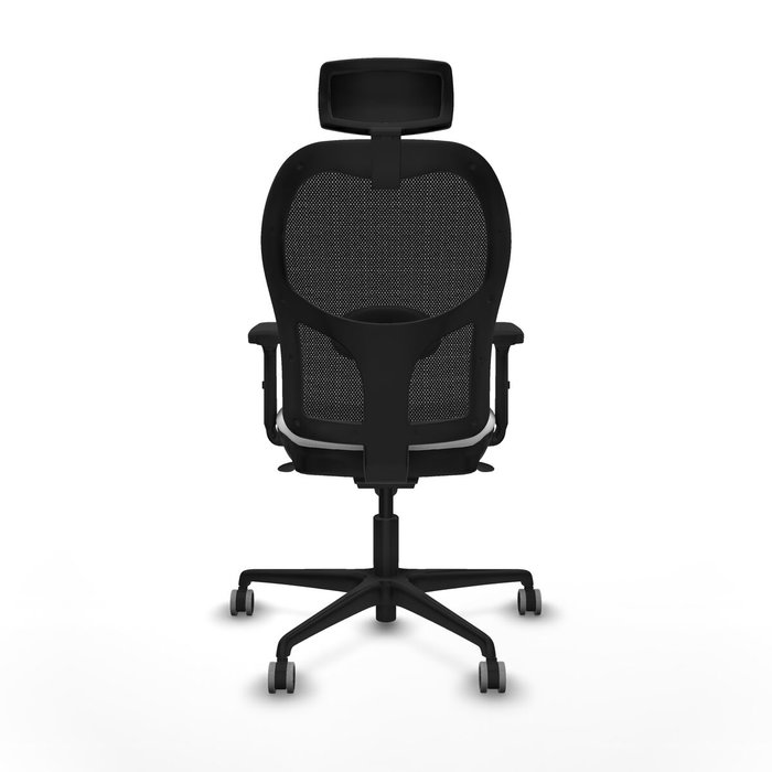 Piqueras y Crespo Chaise de Bureau avec Appui-tête 2D036G2 Blanc