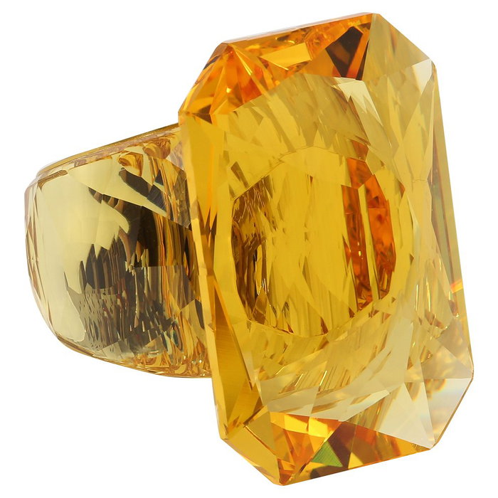 Swarovski Bague Lucent Jaune Taille 58