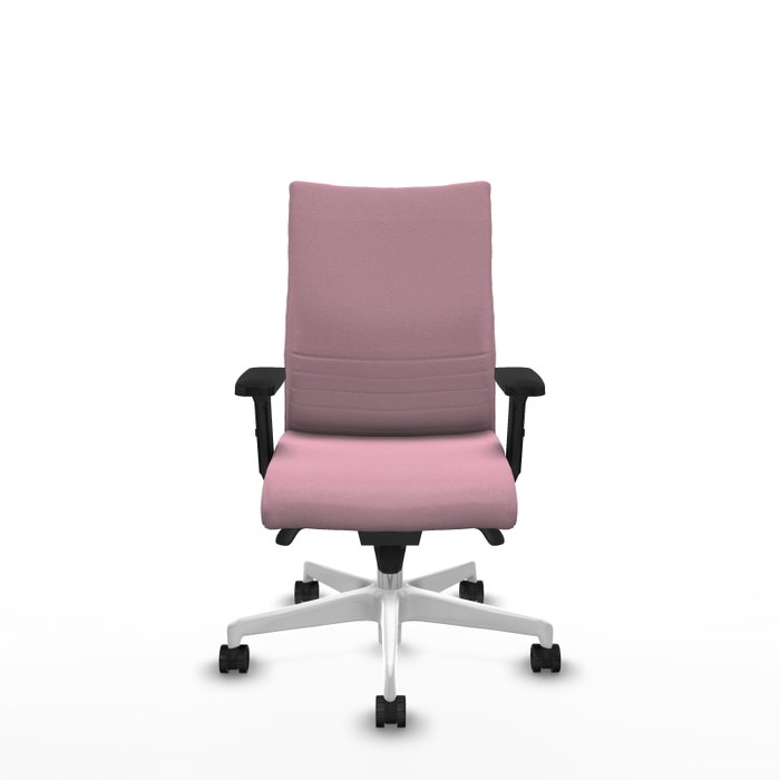 Piqueras Y Crespo Chaise de bureau Albacete confidente, Rose, mécanisme Synchrone