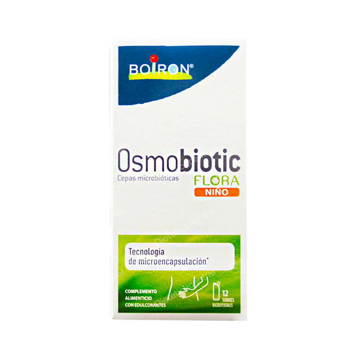 BOIRON Osmobiotic Flora Niño 12Sbrs - Complément alimentaire probiotique pour enfants BOIRON Osmobiotic Flora Niño 12Sbrs - Complément alimentaire probiotique pour enfants