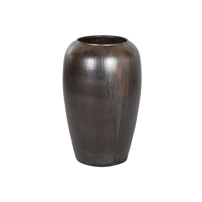 Home ESPRIT Vase Brun foncé Céramique 38 x 38 x 60 cm Home ESPRIT Vase Brun foncé Céramique 38 x 38 x 60 cm