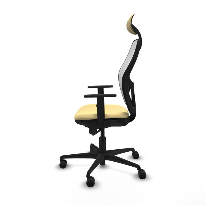 Piqueras y Crespo Chaise de Bureau 1D036N1 Crème