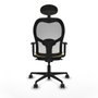 Piqueras y Crespo Chaise de Bureau 1D036N1 Crème