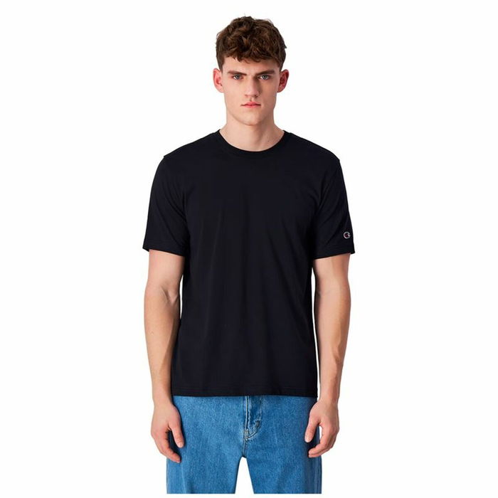 T-shirt à manches courtes homme Champion Noir 2 Unités