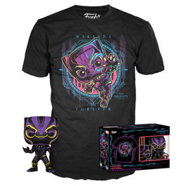 FUNKO Set figurine POP & Tee Marvel Wakanda Forever Black Panther Exclusive