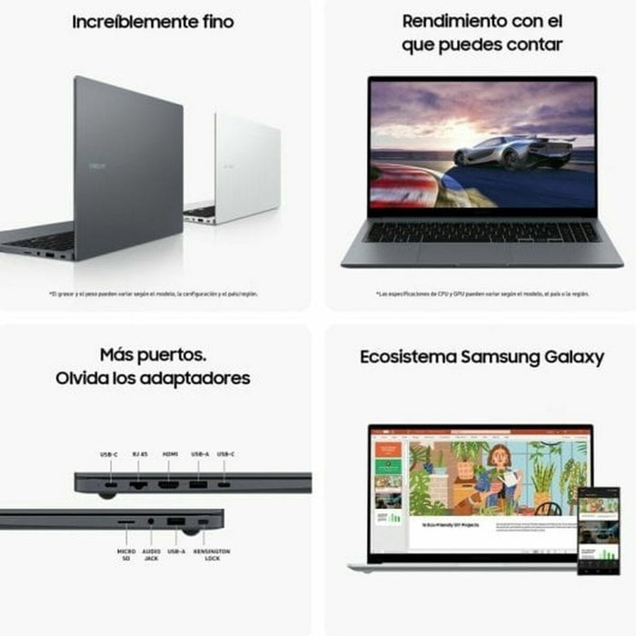 Samsung Galaxy Book4 NP750XGJ-KG2ES - Intel Core i5-1335U - 16 GB RAM - 512 GB SSD - 15,6" Samsung Galaxy Book4 NP750XGJ-KG2ES - Intel Core i5-1335U - 16 GB RAM - 512 GB SSD - 15,6"