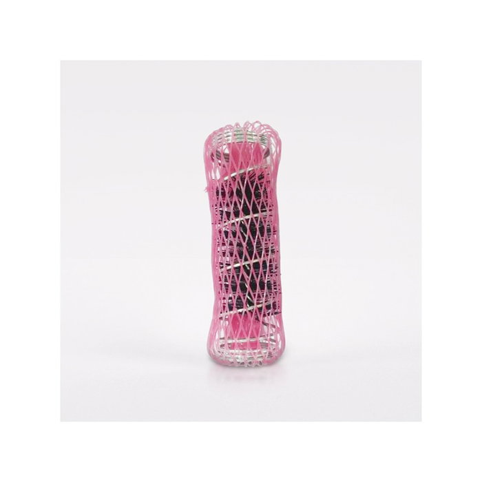 Bifull Bigoudis en maille avec brosse en nylon 24mm, 6 unités Bifull Bigoudis en maille avec brosse en nylon 24mm, 6 unités