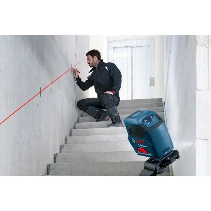 Bosch Professional Laser à Ligne GLL 2-10 - Réf. 0601063L00 - Portée de 10 mètres - Projection Horizontale/Verticale - Auto-nivellement - Protection IP54 Bosch Professional Laser à Ligne GLL 2-10 - Réf. 0601063L00 - Portée de 10 mètres - Projection Horizontale/Verticale - Auto-nivellement - Protection IP54