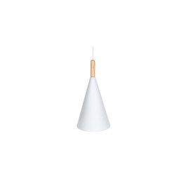 Lampe à suspension Maddison en aluminium et bois