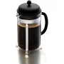 Bodum - Cafetière à piston 1,5 L (12 tasses) avec couvercle en plastique Tritan et armature en acier inoxydable