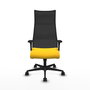 Piqueras y Crespo Chaise de Bureau Albacete XL Jaune et Noir