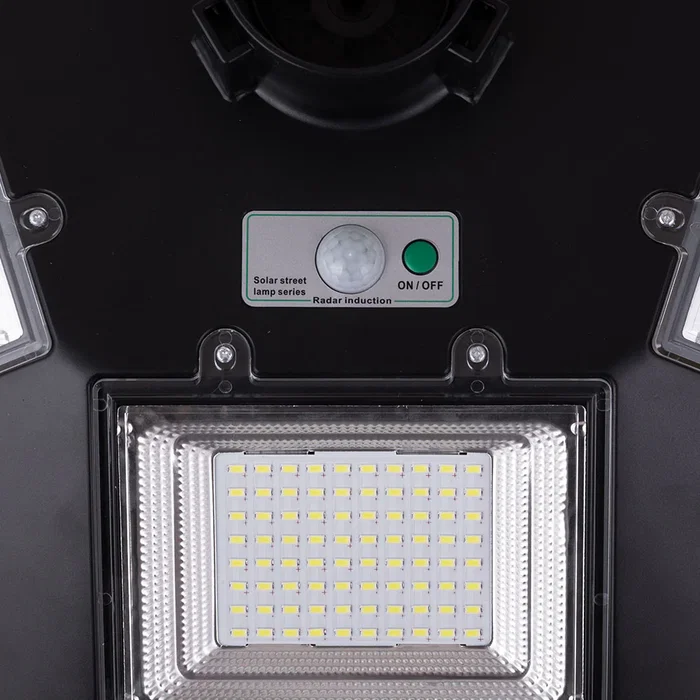Luminaria Solar LED 250W 6000K IP67 avec Panneau 6V 18W et Batterie 3,2V 15000mAh