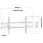 MacLean Support de TV MC-422 43-100 pouces 120 kg