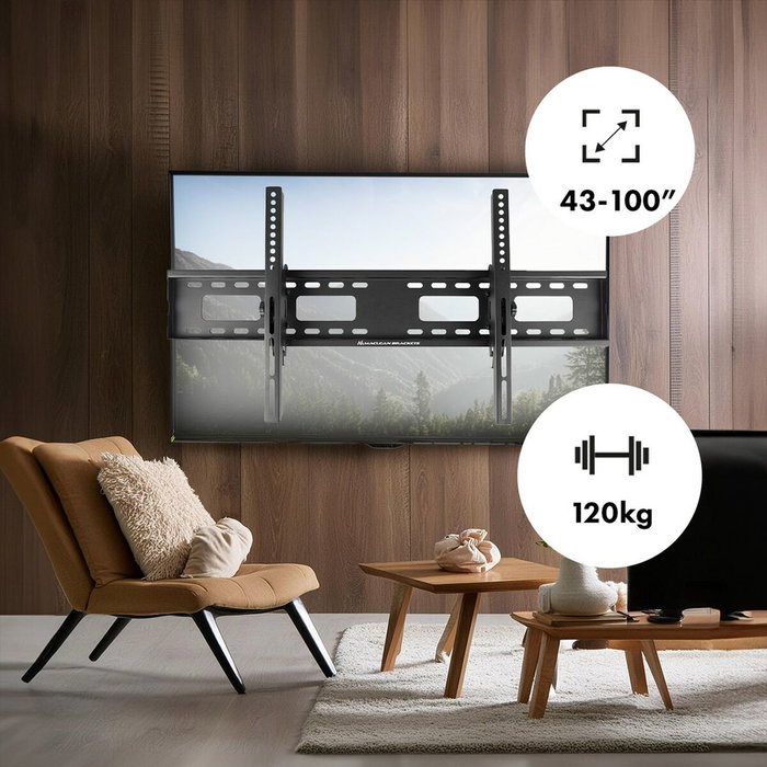 MacLean Support de TV MC-422 43-100 pouces 120 kg MacLean Support de TV MC-422 43-100 pouces 120 kg