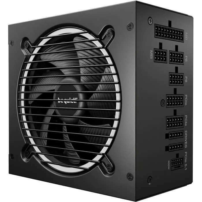 Be Quiet! Pure Power 13 M BP028EU 1000 W - Alimentation PC ATX 3.1 80 PLUS Gold, Silencieuse, Compatible PCIe 5.1, Ventilateur 120 mm, 10 Ans Garantie Be Quiet! Pure Power 13 M BP028EU 1000 W - Alimentation PC ATX 3.1 80 PLUS Gold, Silencieuse, Compatible PCIe 5.1, Ventilateur 120 mm, 10 Ans Garantie