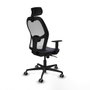 Piqueras y Crespo Chaise de Bureau Jorquera 1D036G2 Gris foncé