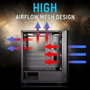BitFenix Apollo ARGB Boîtier PC Moyen Tour Noir