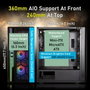 BitFenix Apollo ARGB Boîtier PC Moyen Tour Noir