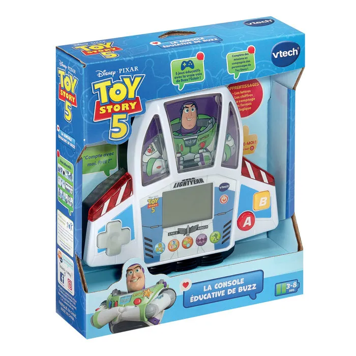 Vtech Toy Story 5 Console Éducative de Buzz Multicolore - Jeu Interactif 3-8 Ans Vtech Toy Story 5 Console Éducative de Buzz Multicolore - Jeu Interactif 3-8 Ans