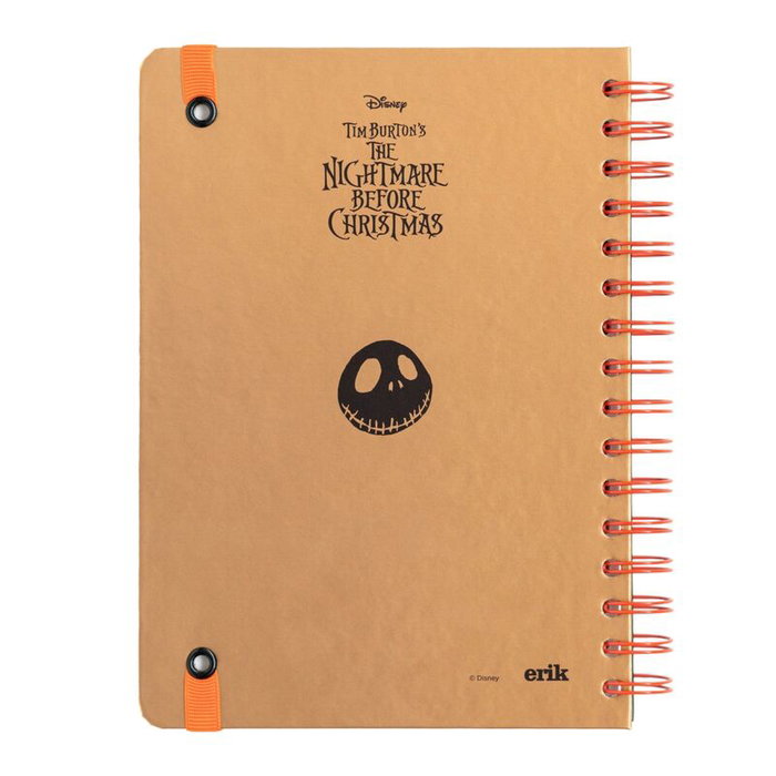 ERIK - Carnet A5 L'Étrange Noël de Monsieur Jack Disney - 90 pages - Couverture rigide, reliure Wire-O, élastique, poche intérieure ERIK - Carnet A5 L'Étrange Noël de Monsieur Jack Disney - 90 pages - Couverture rigide, reliure Wire-O, élastique, poche intérieure