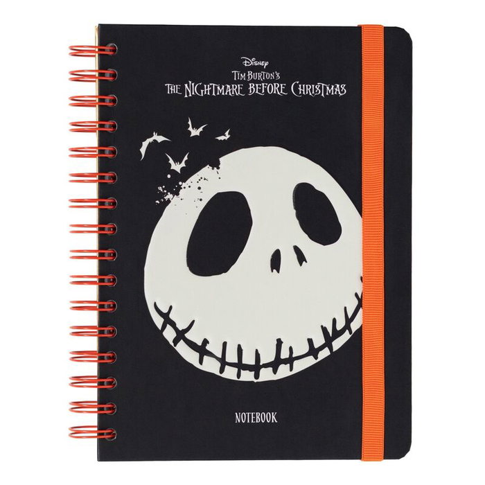 ERIK - Carnet A5 L'Étrange Noël de Monsieur Jack Disney - 90 pages - Couverture rigide, reliure Wire-O, élastique, poche intérieure ERIK - Carnet A5 L'Étrange Noël de Monsieur Jack Disney - 90 pages - Couverture rigide, reliure Wire-O, élastique, poche intérieure