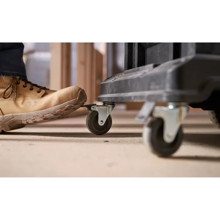 Stanley FATMAX Chariot à Poignée Télescopique PRO-STACK FMST1-72363, Capacité 100 kg, Système Modulaire de Rangement et Transport