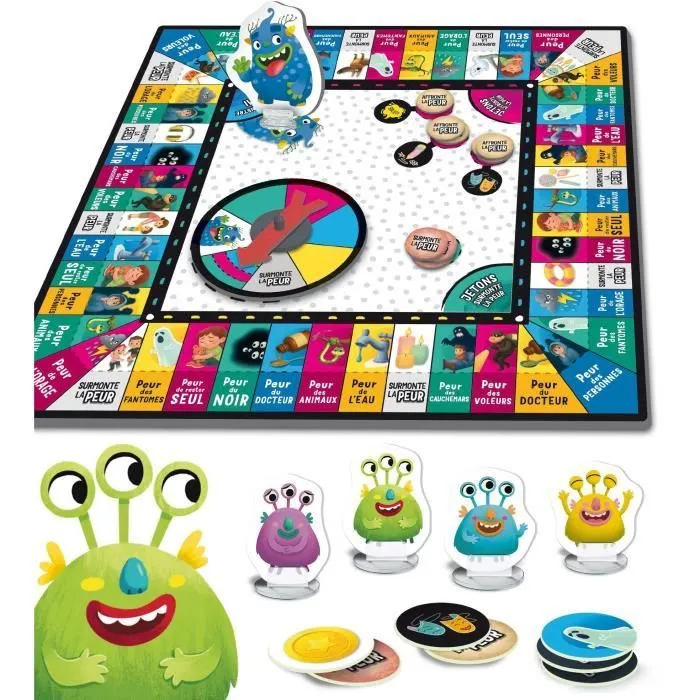 Liscianigiochi - Coffret d'activités psychologiques 'Dire adieu à mes peurs' LIFE SKILLS - Apprentissage gestion des peurs pour enfants 5 ans et +